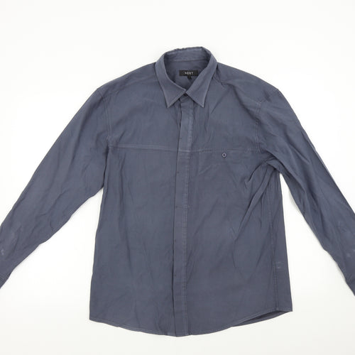 NEXT Mens Grey    Button-Up Size L