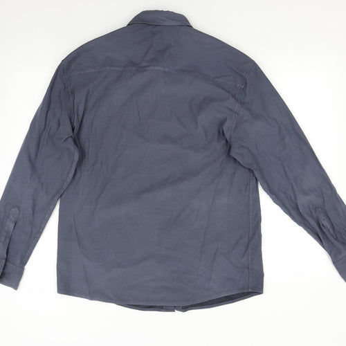 NEXT Mens Grey    Button-Up Size L