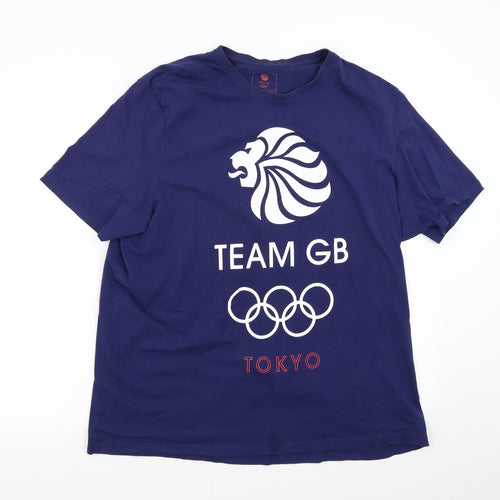 Tesco Mens Blue    T-Shirt Size 3XL  - Team GB Tokyo
