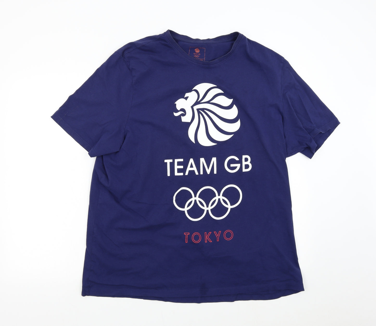 Tesco Mens Blue    T-Shirt Size 3XL  - Team GB Tokyo