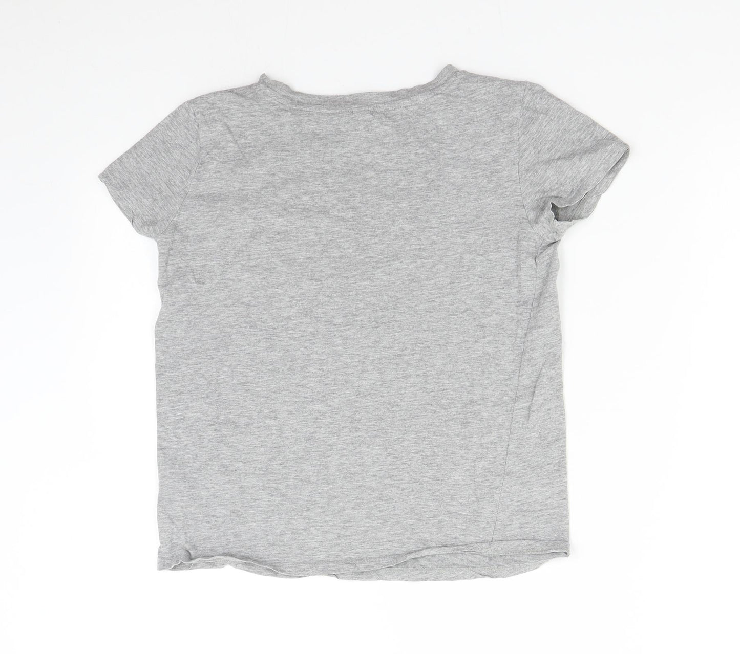 H&M Womens Grey   Basic T-Shirt Size XS  - Heart