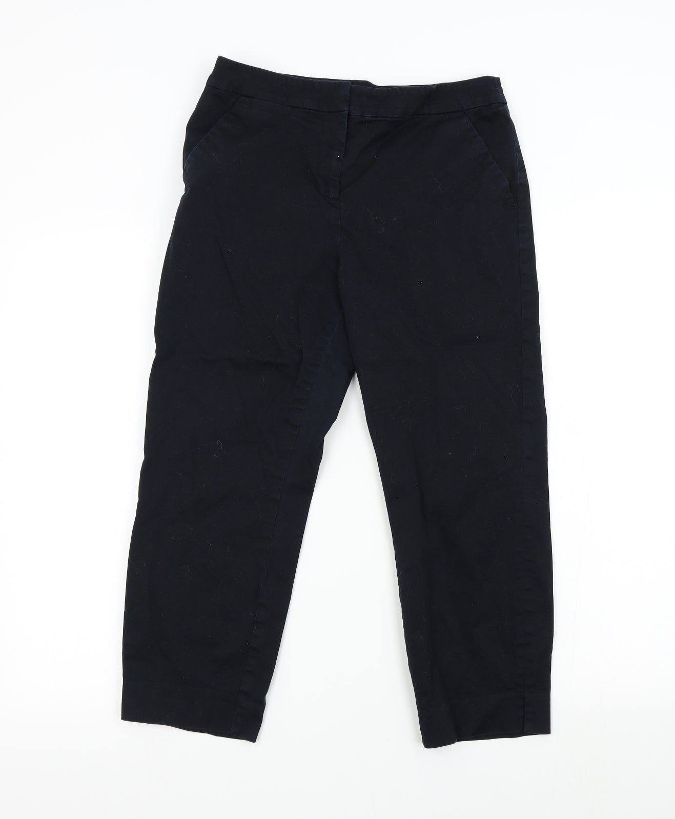 TU Womens Blue   Pedal Pusher Trousers Size 10 L20 in