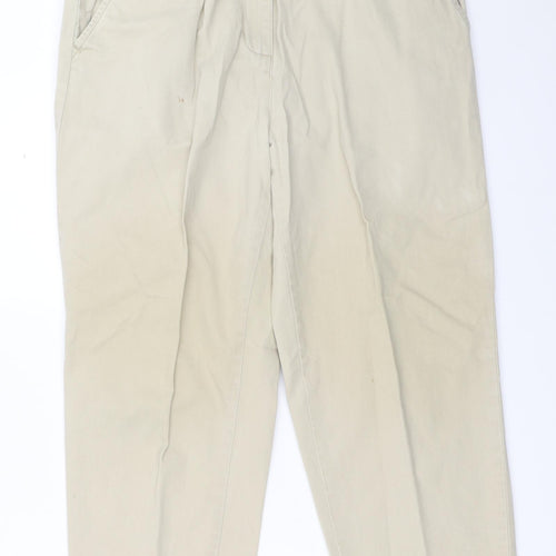Mackays Womens Beige   Chino Trousers Size 10 L24 in
