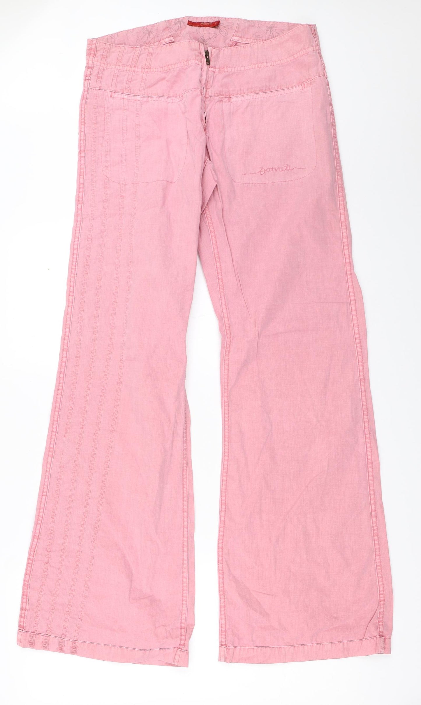 Sonneti Womens Pink   Trousers  Size 10 L33 in