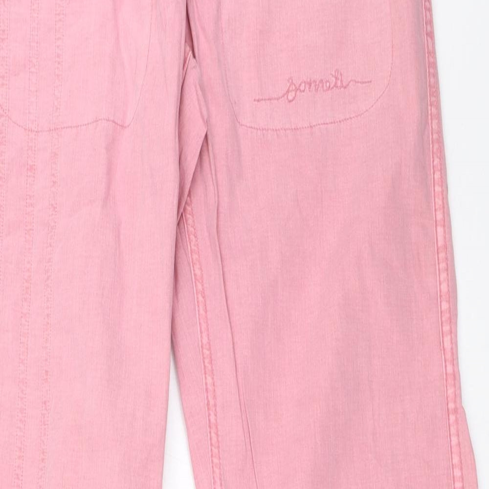 Sonneti Womens Pink   Trousers  Size 10 L33 in