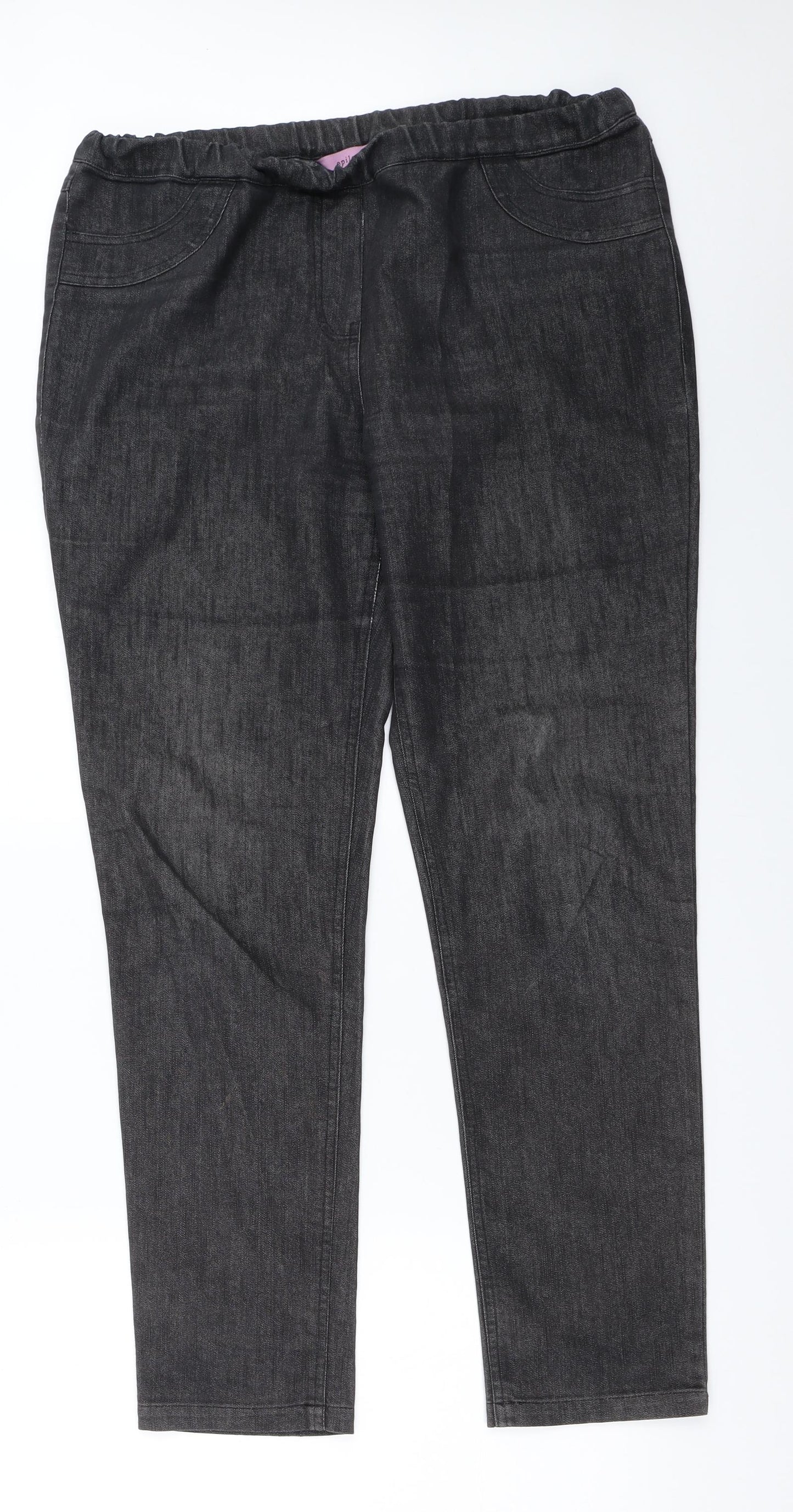 Epilogue Womens Black   Jegging Jeans Size 14 L29 in