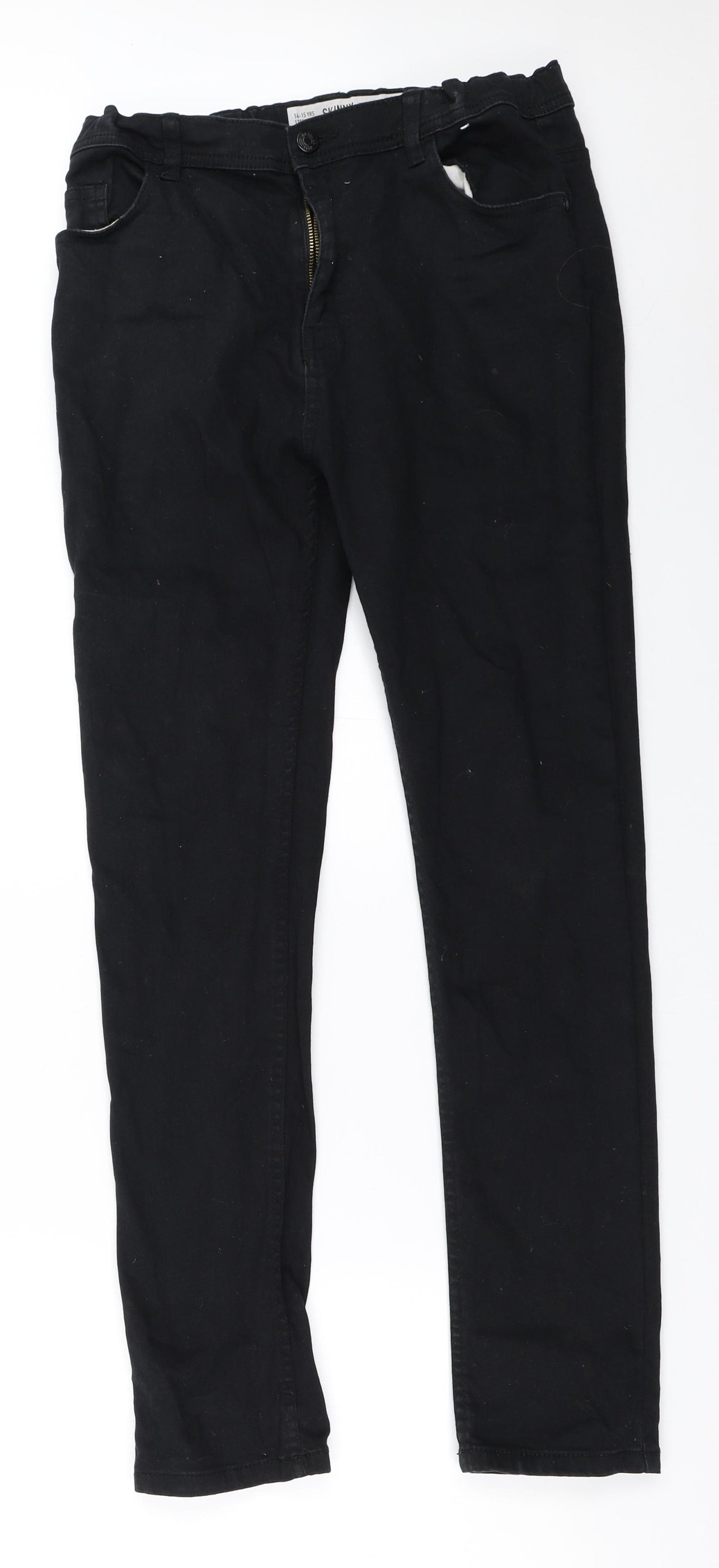 Primark Boys Black   Skinny Jeans Size 14-15 Years