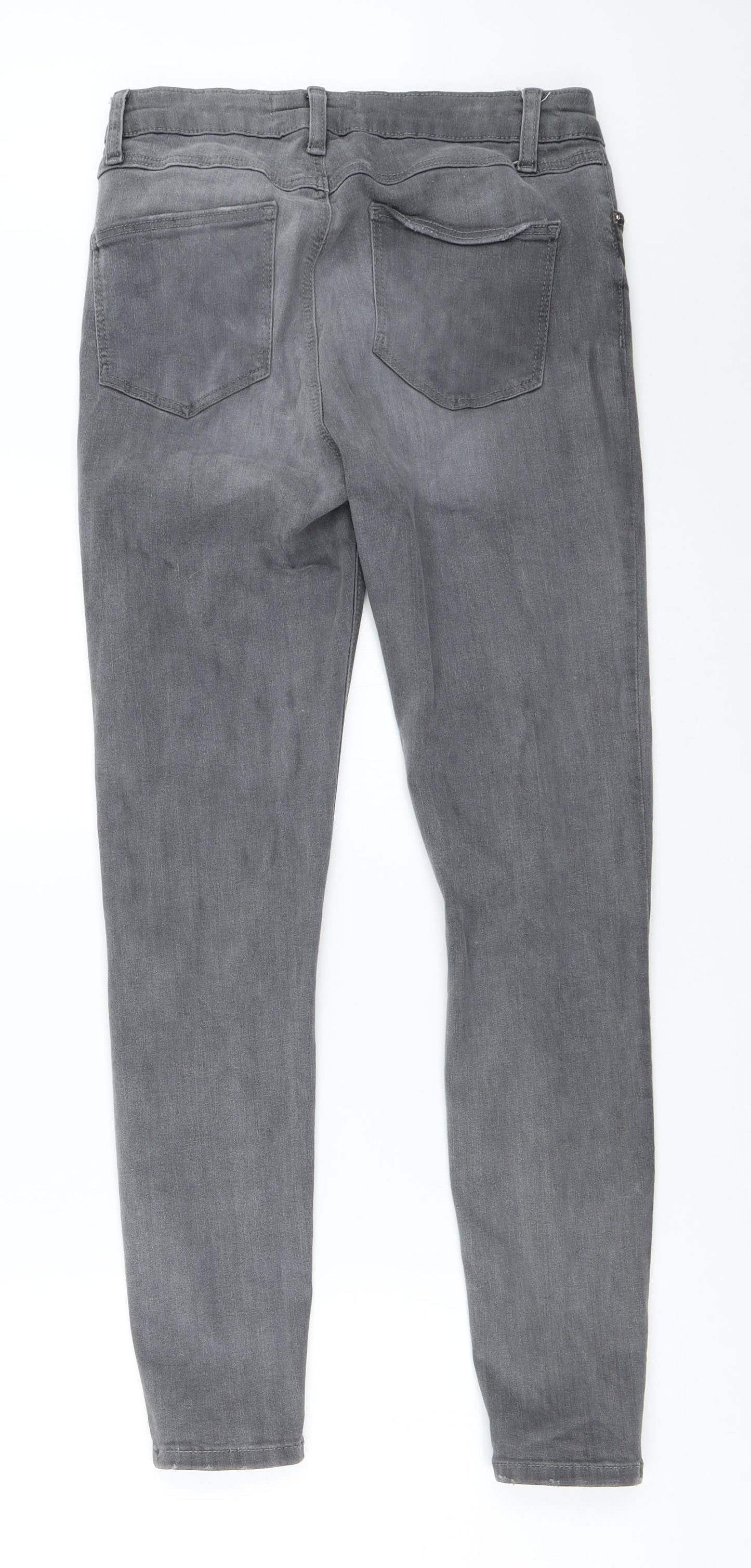 Primark Womens Grey   Skinny Jeans Size 10 L27 in