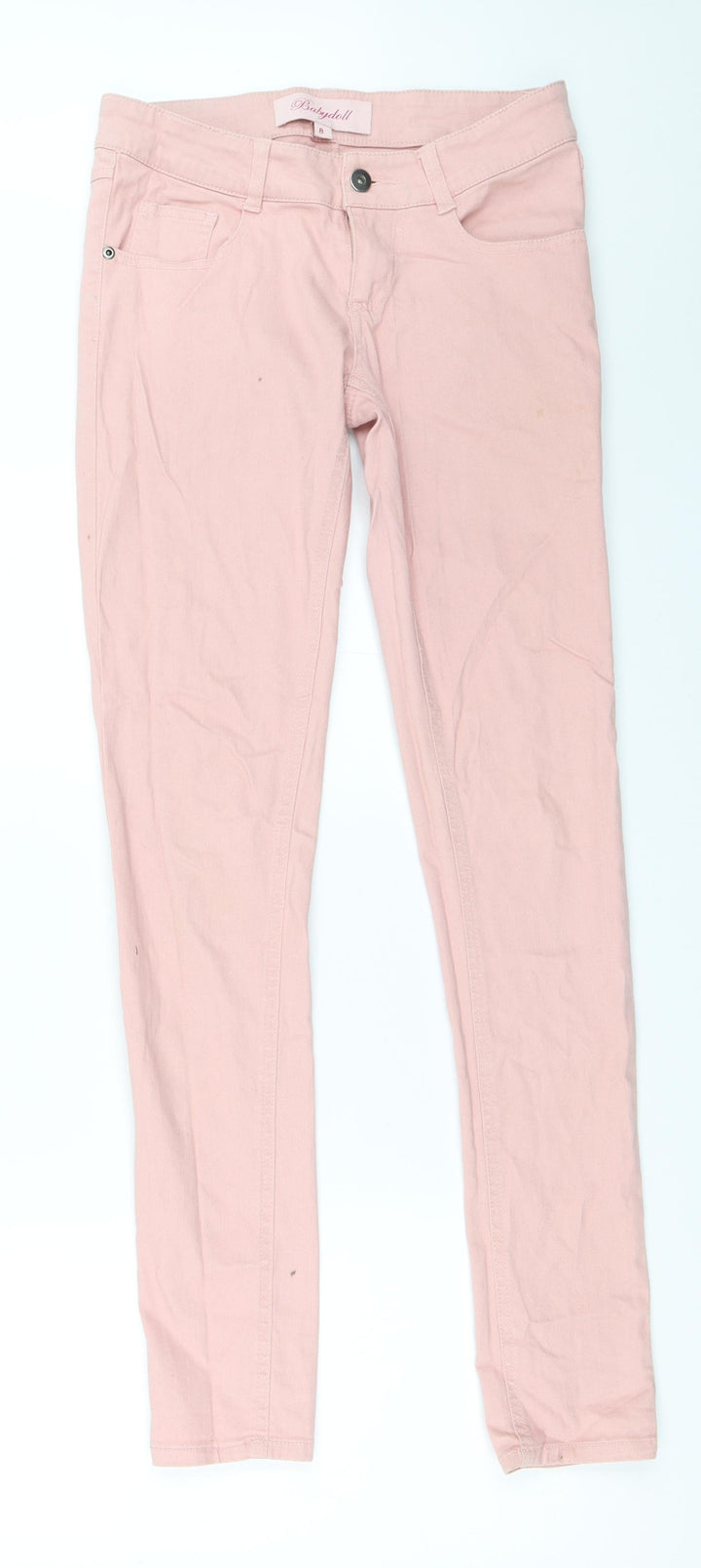 Babydoll Womens Pink Skinny Jeans Size 8 L31 in