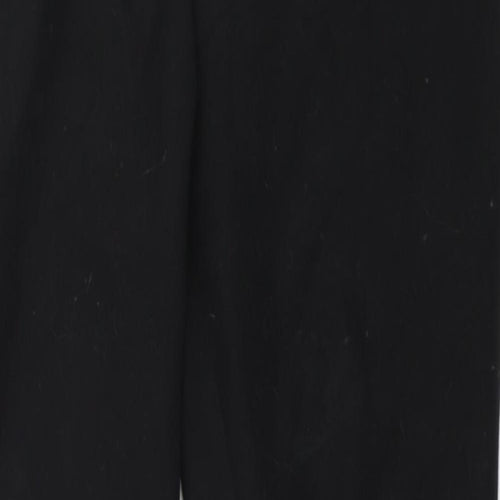 BHS Womens Black   Trousers  Size 8 L28 in