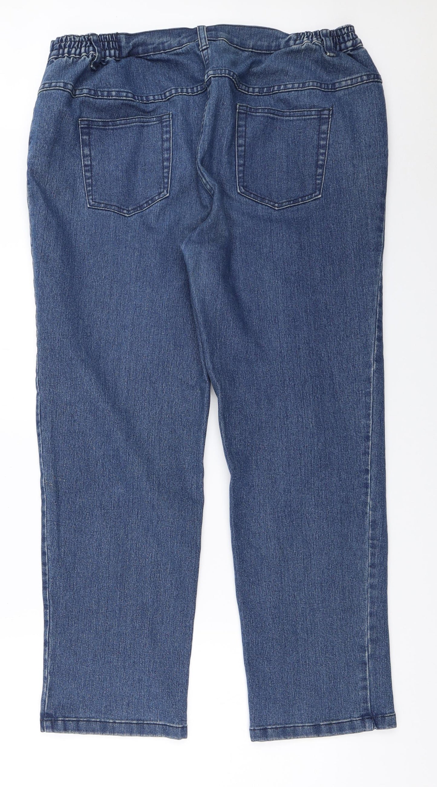 BM Womens Blue   Straight Jeans Size 18 L28 in