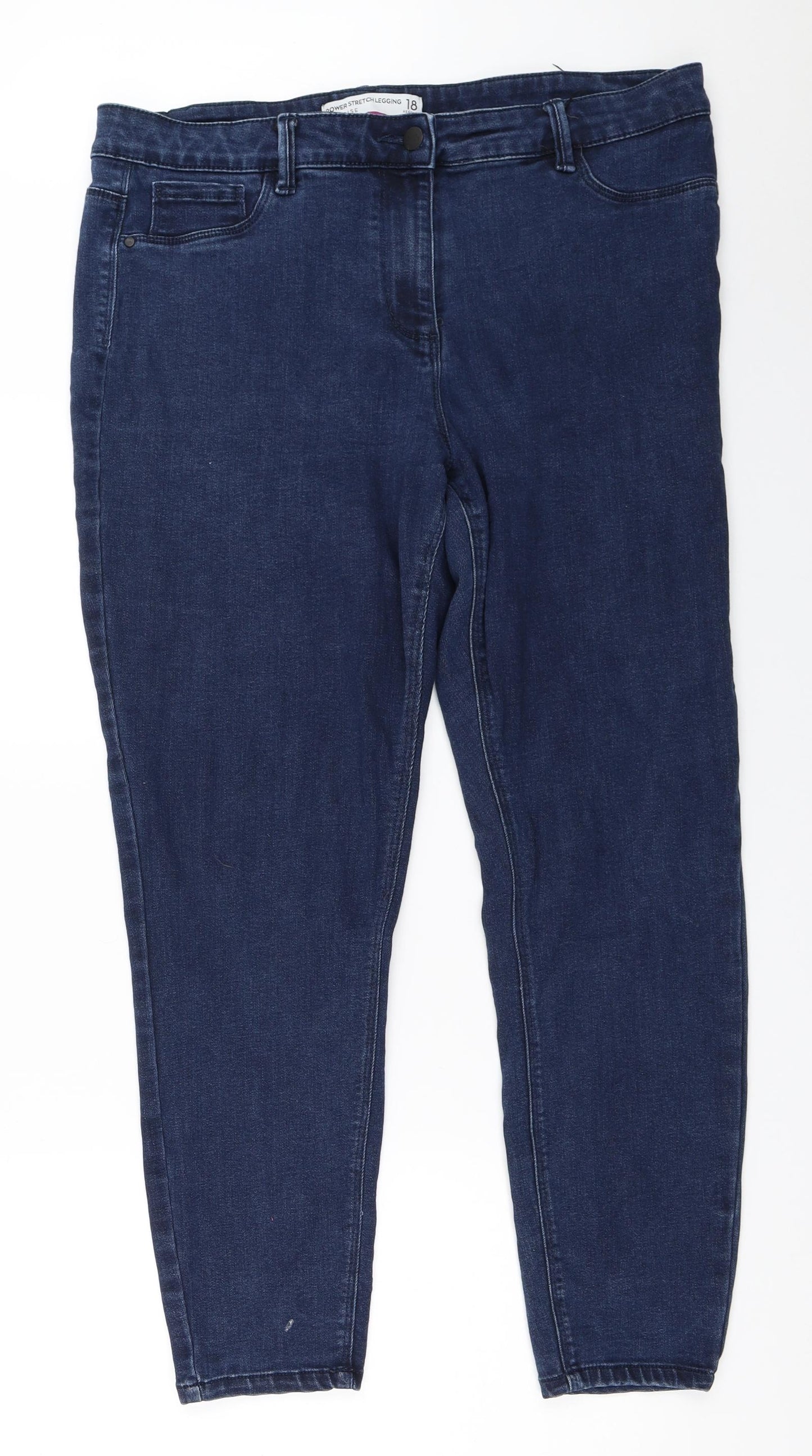 NEXT Womens Blue   Skinny Jeans Size 18 L28 in