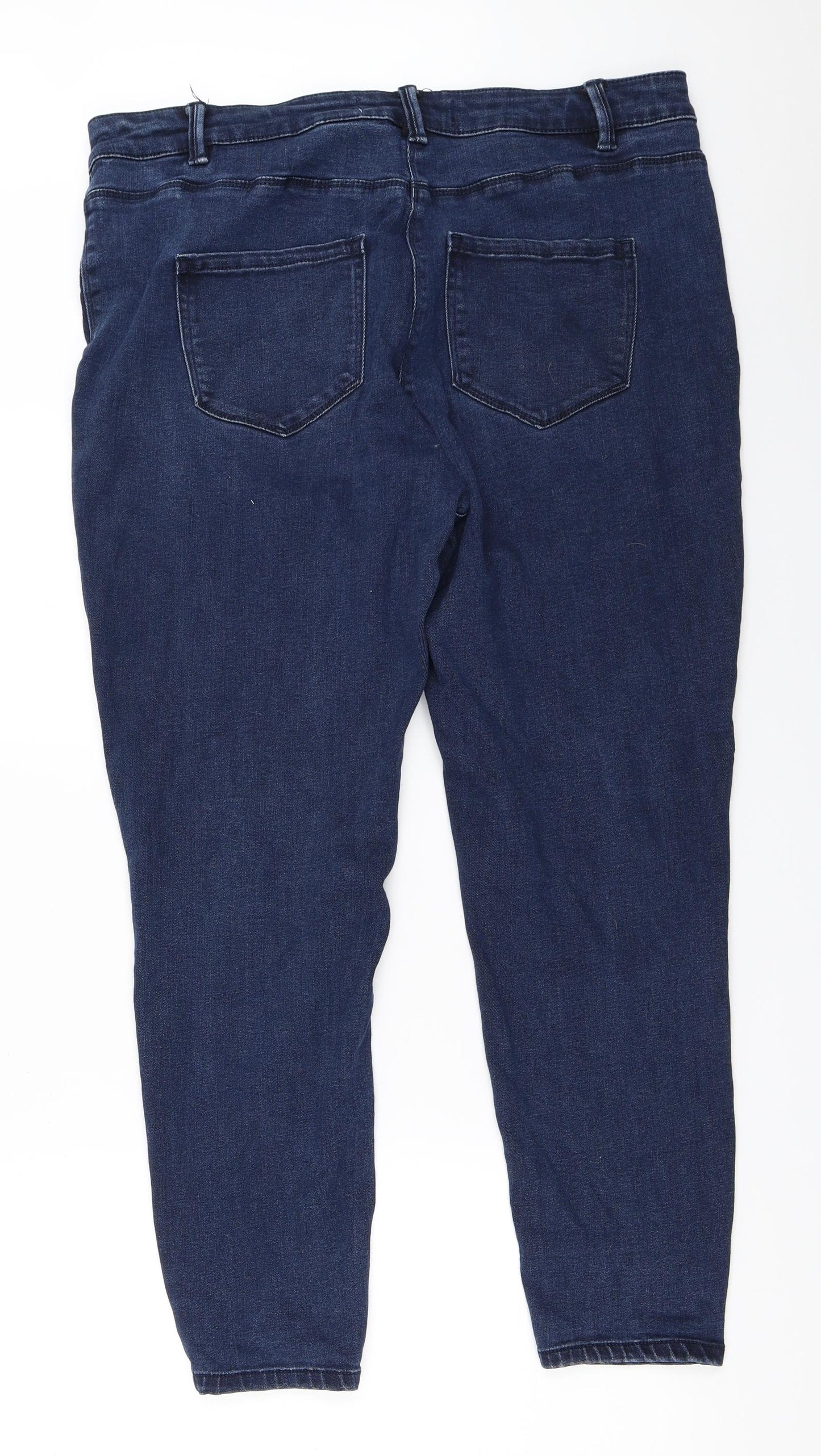 NEXT Womens Blue   Skinny Jeans Size 18 L28 in