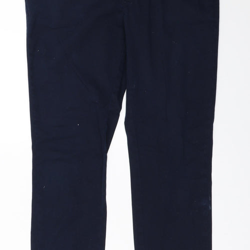 Mango Womens Blue   Capri Trousers Size 38 L28 in