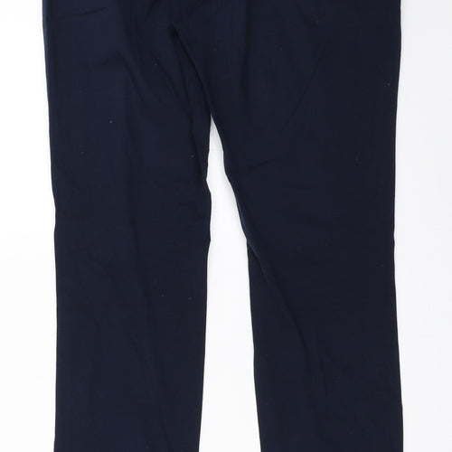 Mango Womens Blue   Capri Trousers Size 38 L28 in