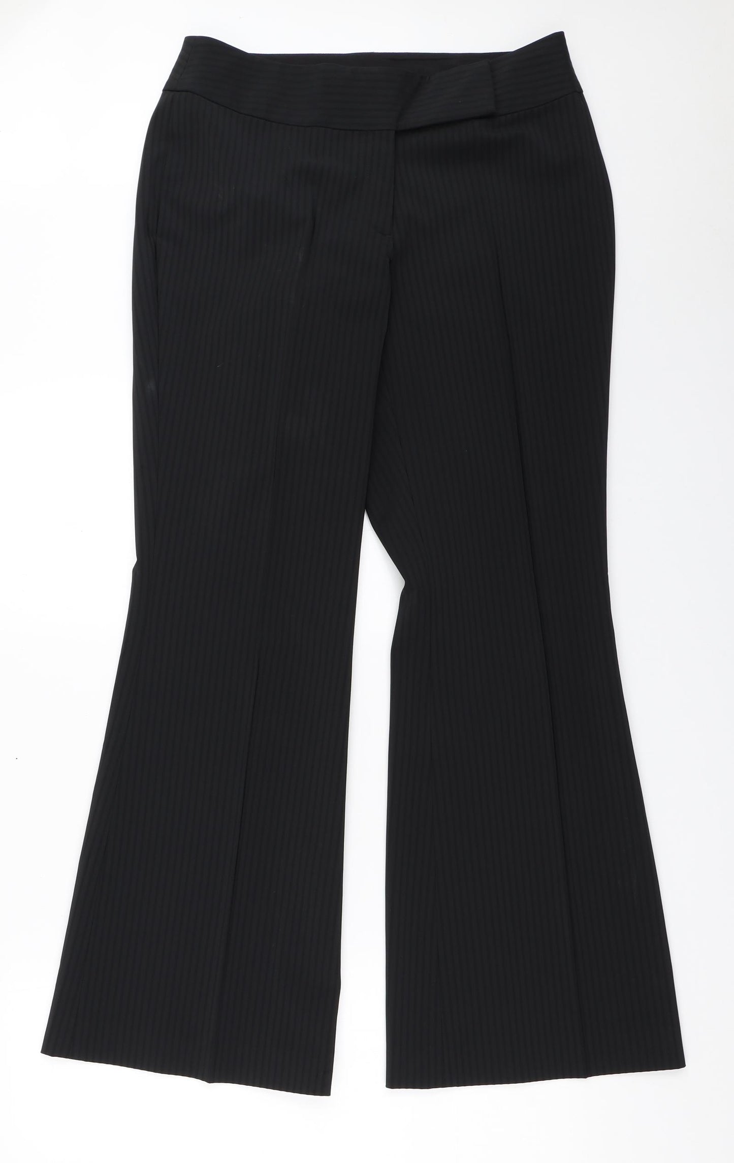 Marks and Spencer Womens Black   Trousers  Size 12 L30 in