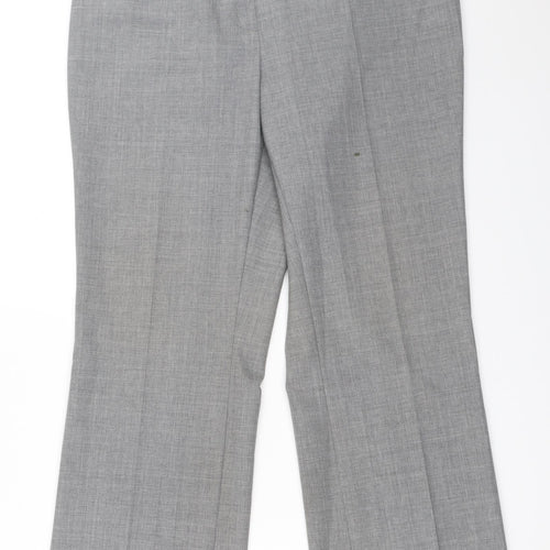 Marks and Spencer Womens Grey   Trousers  Size 14 L28 in