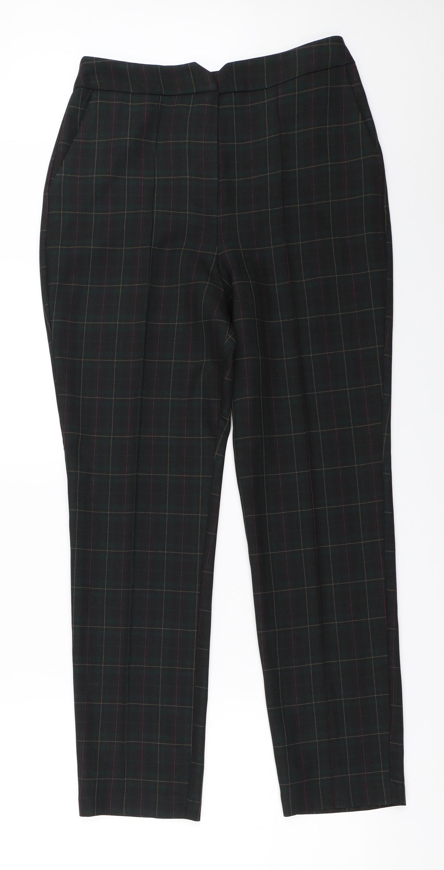 TU Womens Green   Capri Trousers Size 8 L27 in