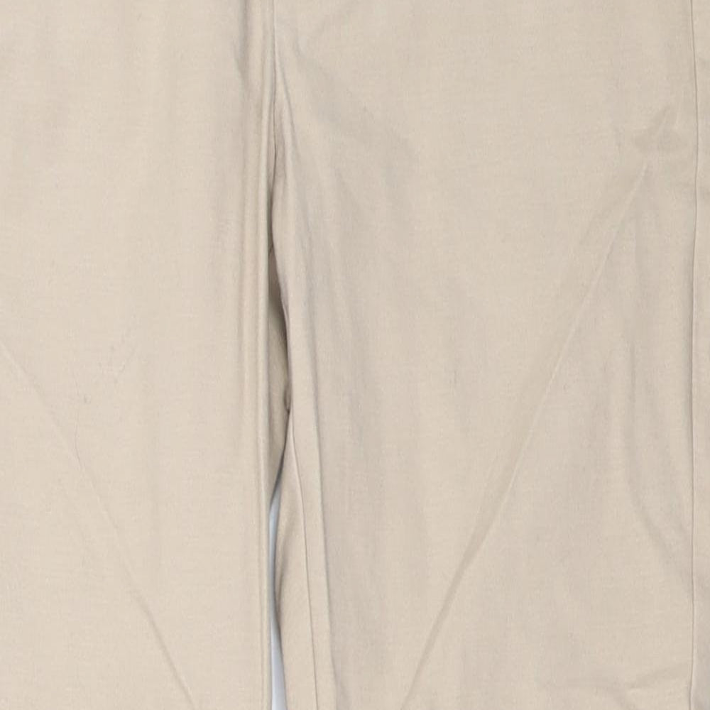 Zara Womens Beige   Capri Trousers Size 36 L26 in