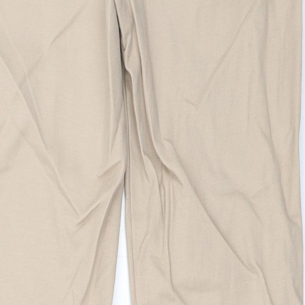 Zara Womens Beige   Capri Trousers Size 36 L26 in