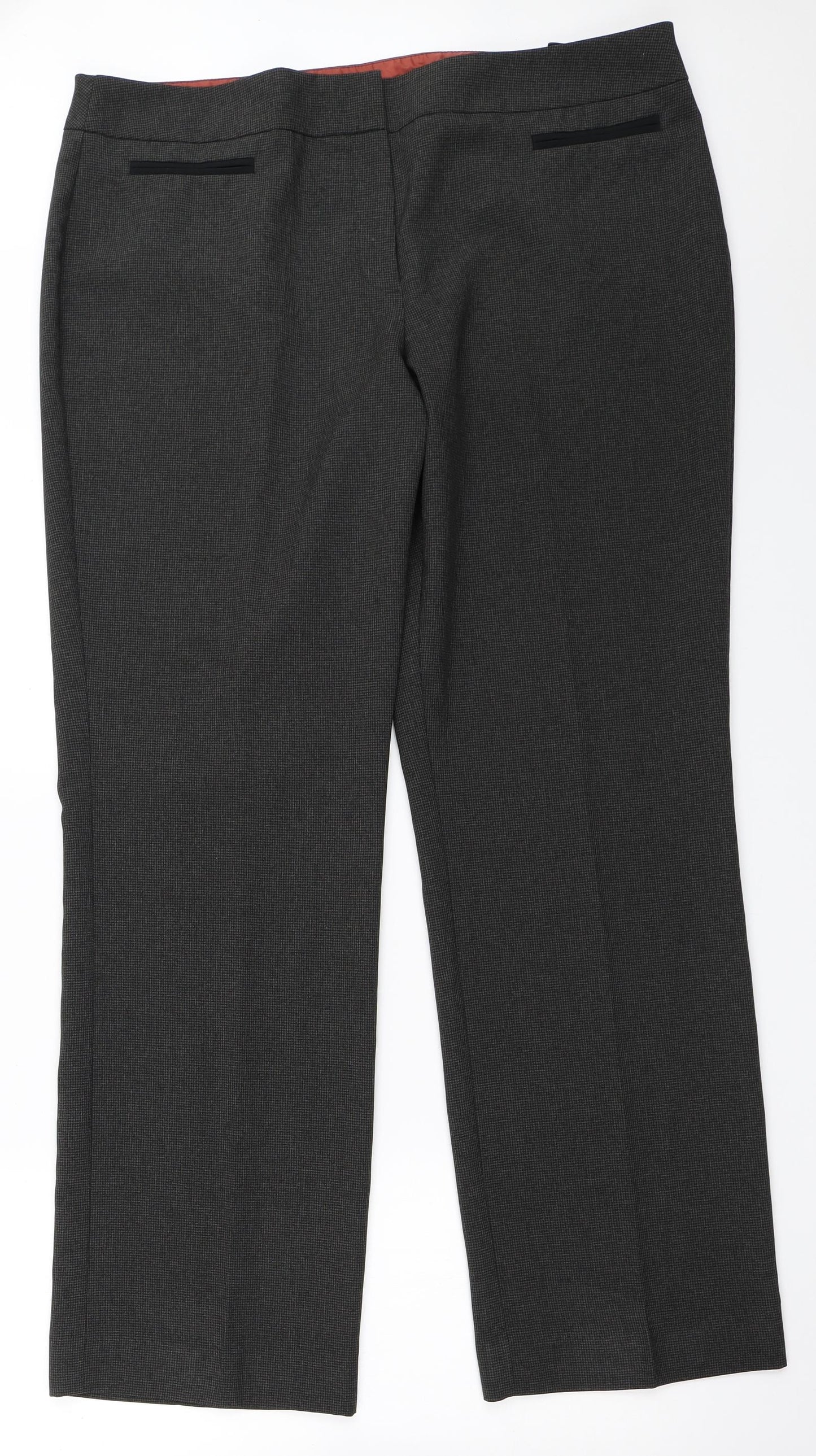 F&F Womens Grey   Trousers  Size 18 L32 in