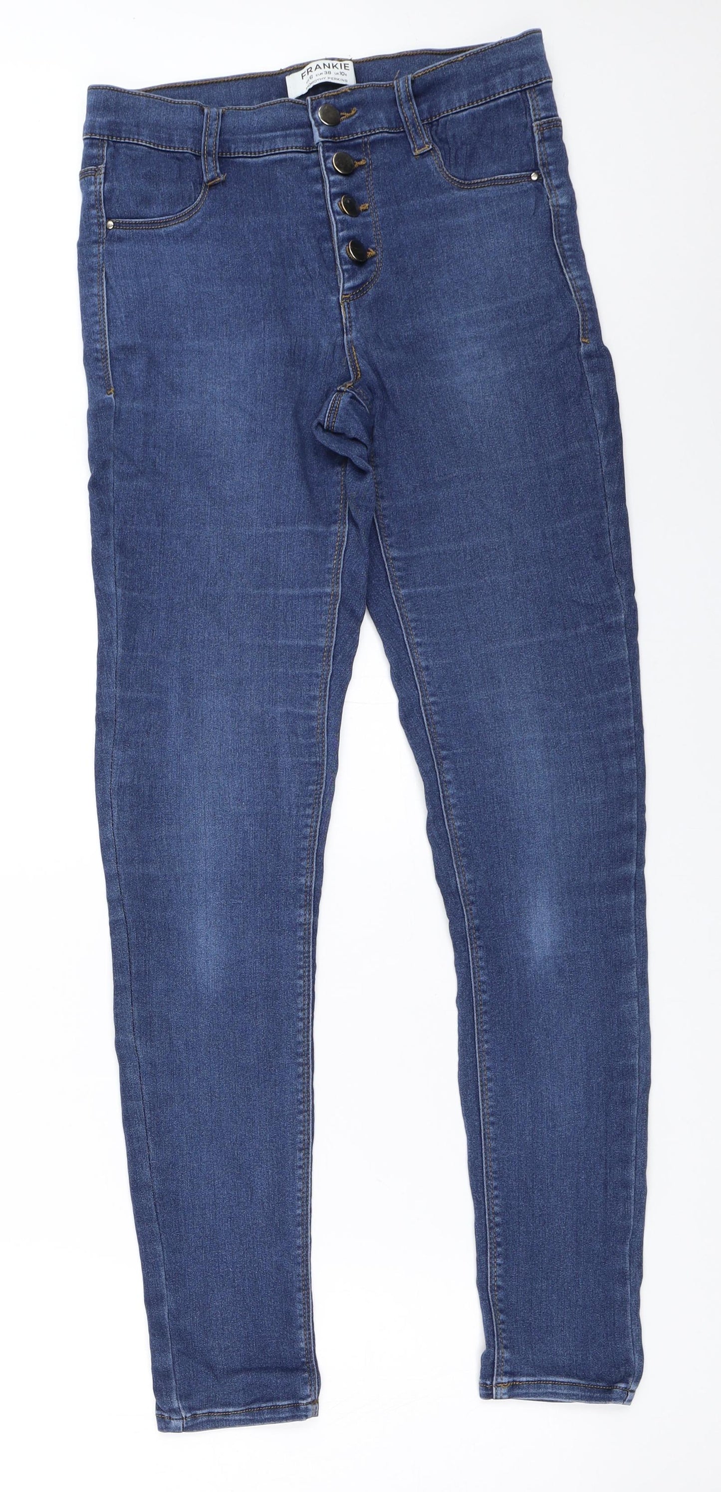 Dorothy Perkins Womens Blue   Skinny Jeans Size 10 L29 in