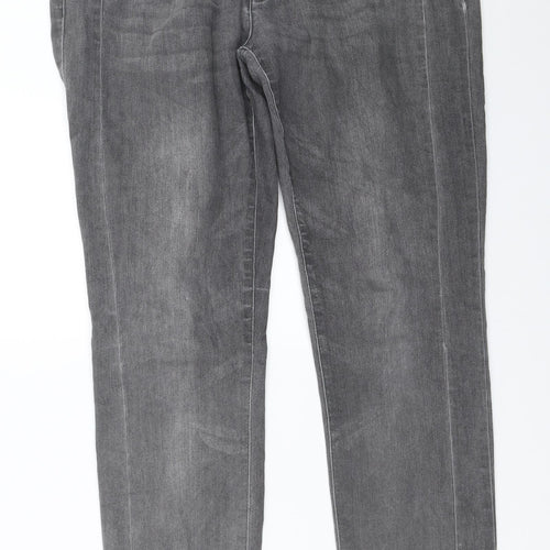Only Womens Grey   Skinny Jeans Size L L29 in