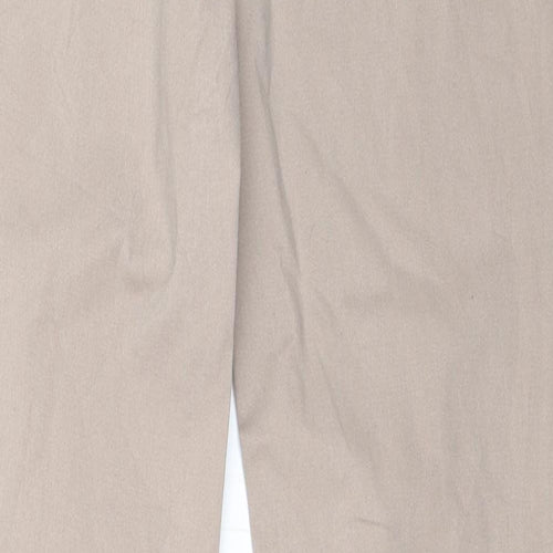 UpFashion Womens Beige   Straight Jeans Size 28 in L32 in