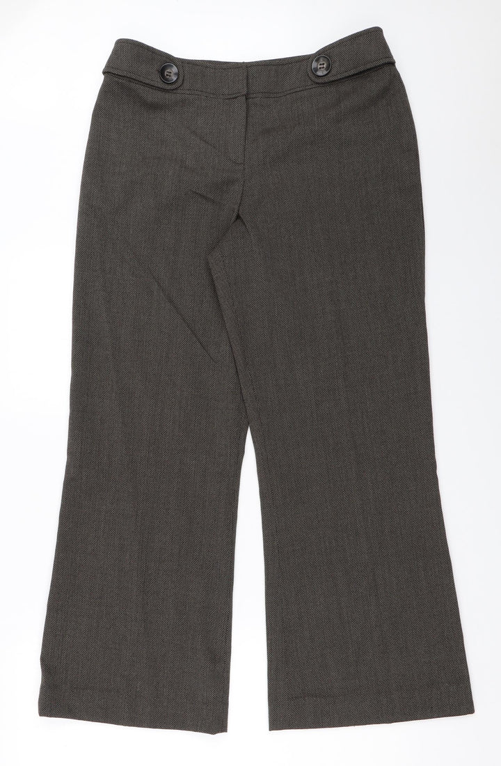 Wallis Womens Brown   Trousers  Size 12 L28 in