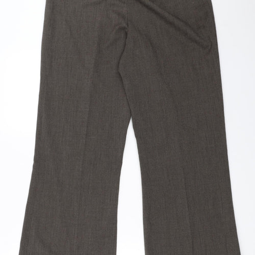 Wallis Womens Brown   Trousers  Size 12 L28 in