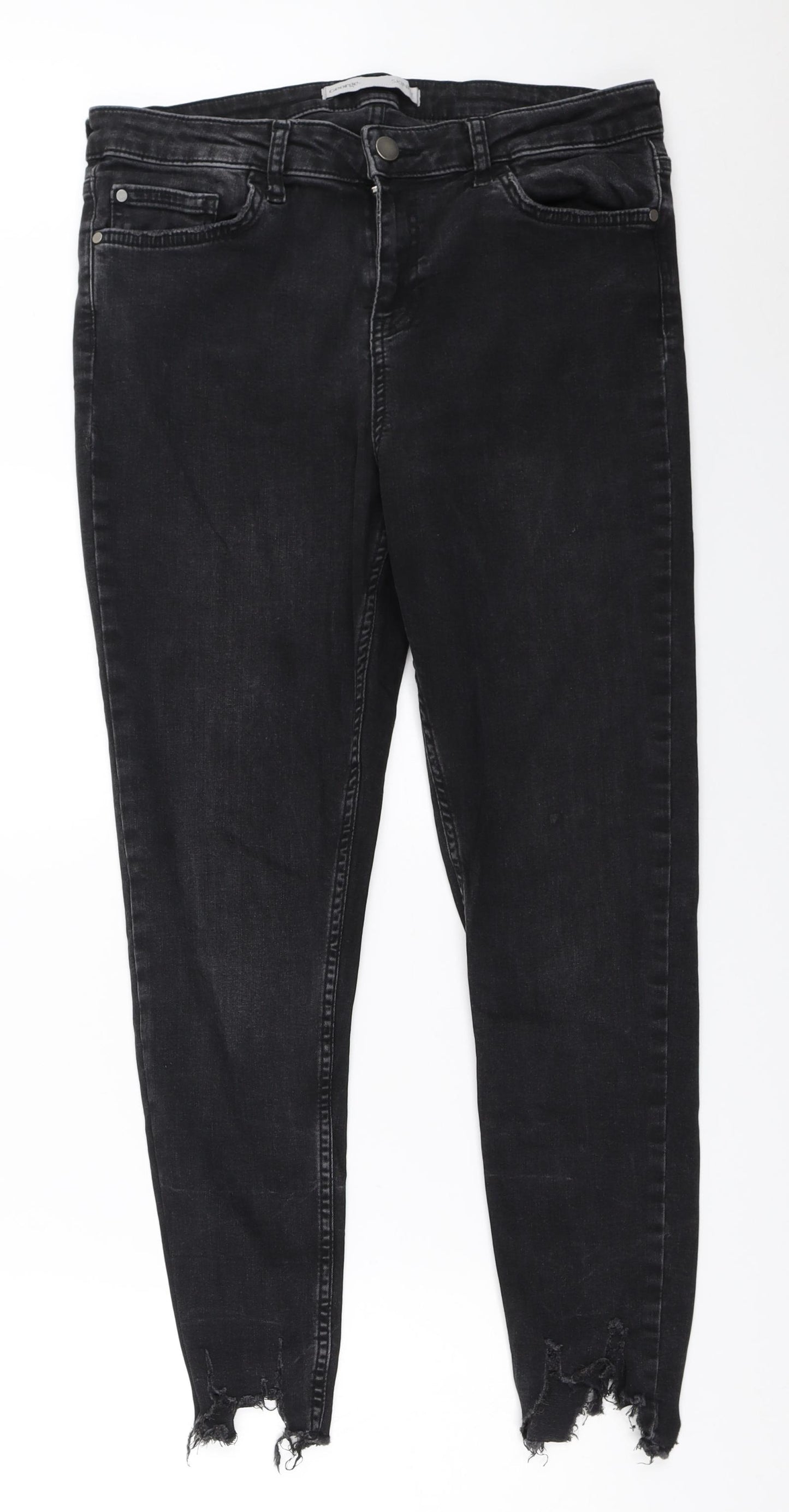 George Womens Black   Skinny Jeans Size 14 L26 in