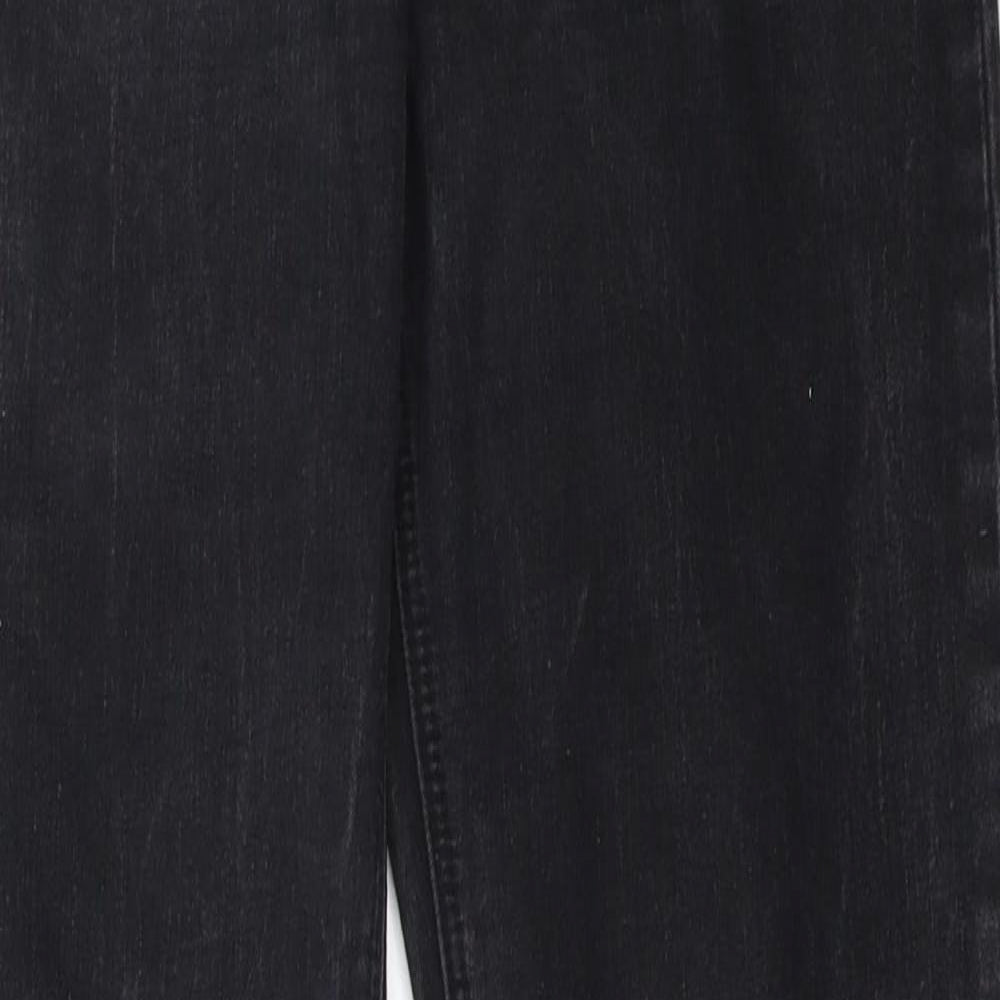 George Womens Black   Straight Jeans Size 12 L31 in