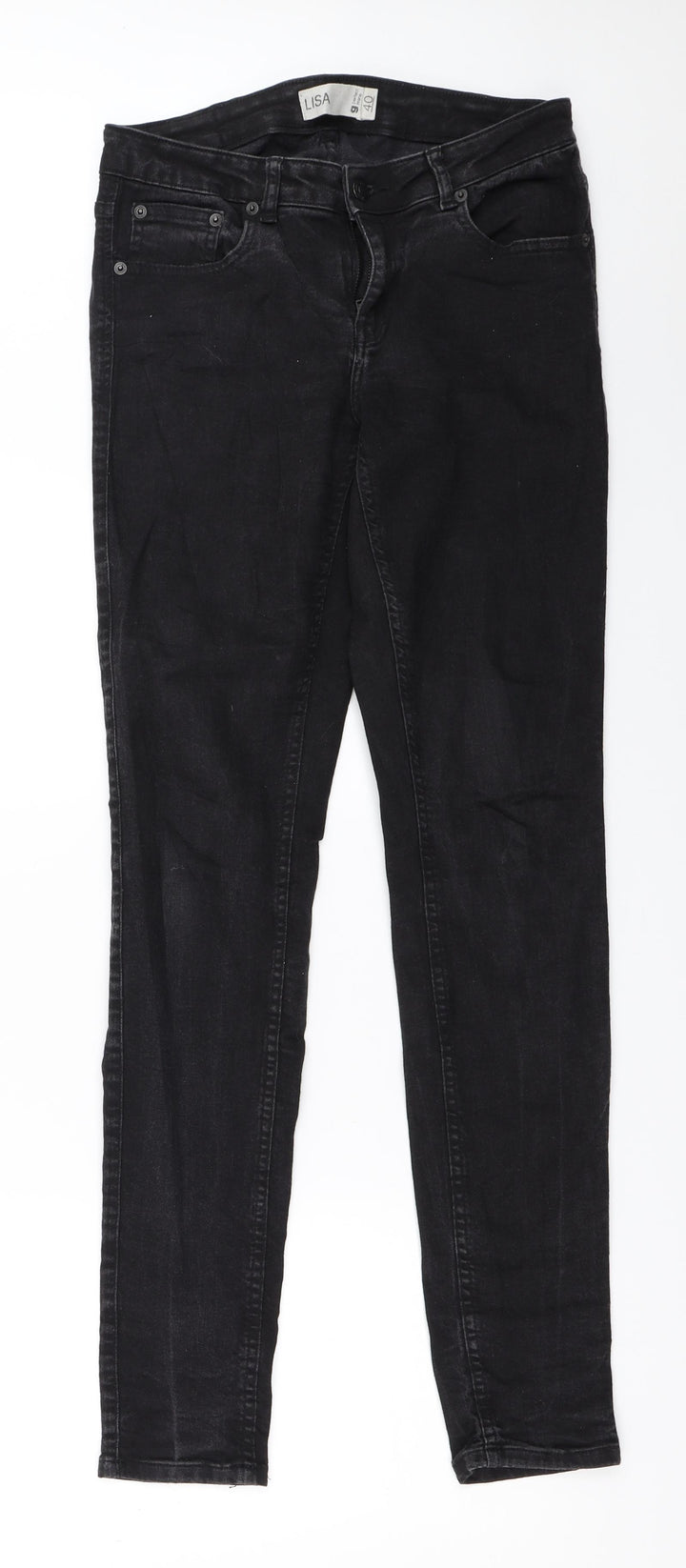 G Perfect Jeans Womens Black Skinny Jeans Size 40 L32 in