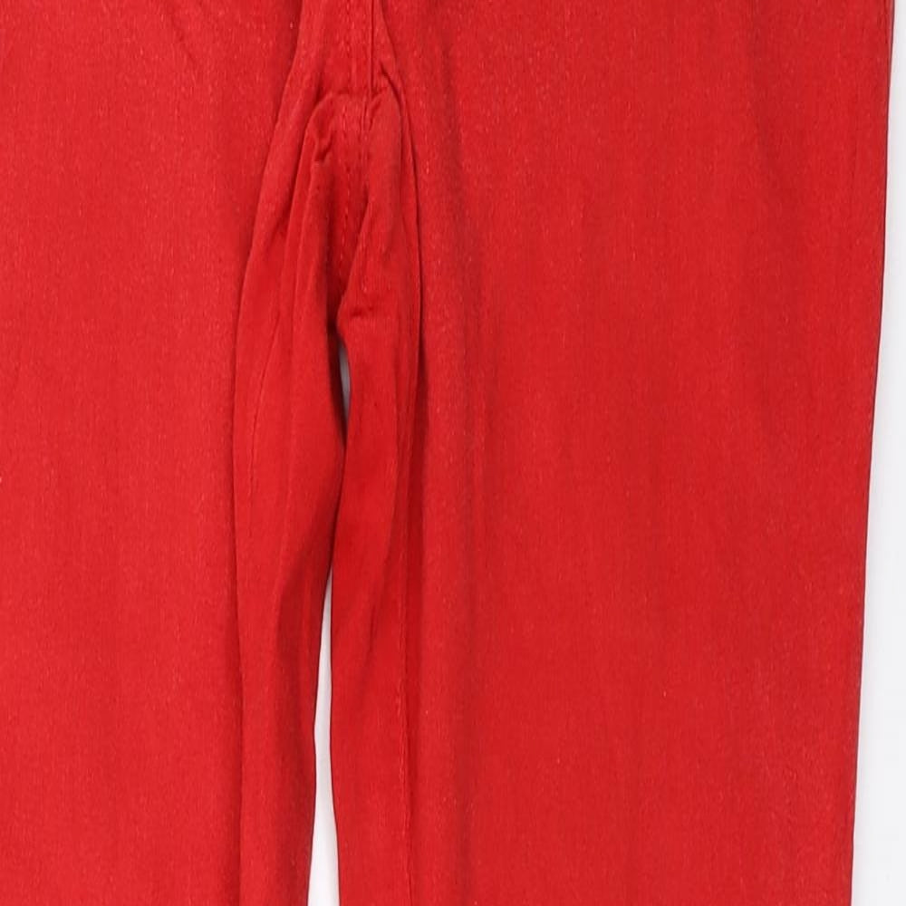 NEXT Womens Red   Skinny Jeans Size 12 L29.5 in
