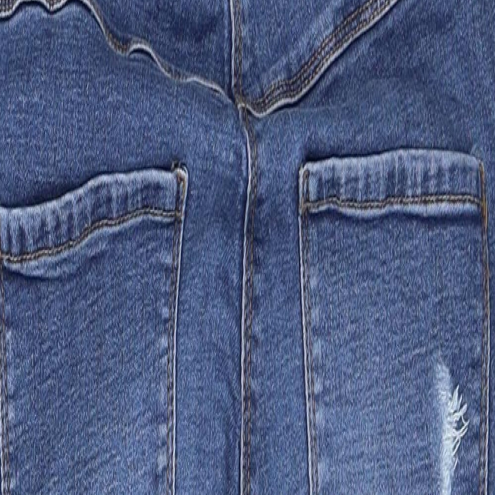 Matalan Womens Blue  Denim Dungaree One-Piece Size 14