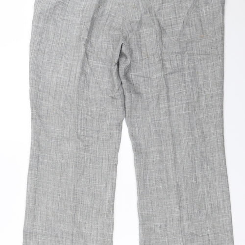 Evie Womens Grey   Trousers  Size 14 L28 in