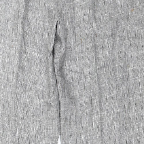 Evie Womens Grey   Trousers  Size 14 L28 in