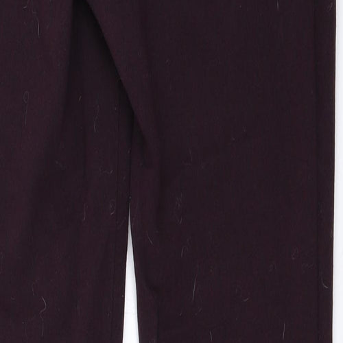 New Look Womens Purple   Trousers  Size 8 L28 in