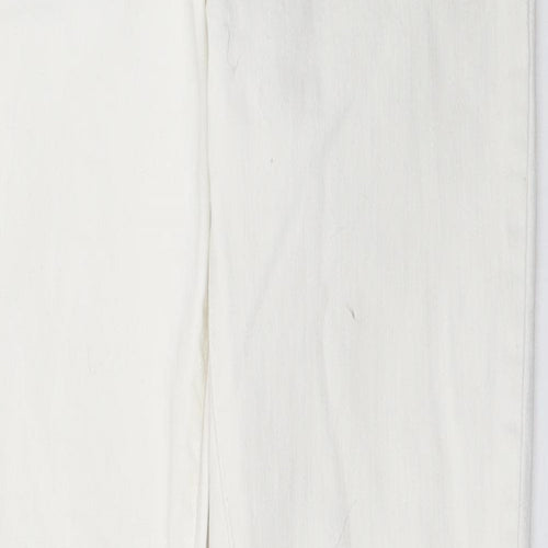 Primark Womens White   Skinny Jeans Size 10 L28 in