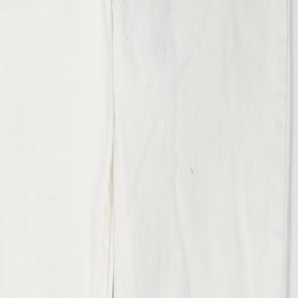 Primark Womens White   Skinny Jeans Size 10 L28 in