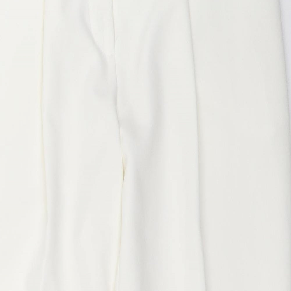 New Look Womens White   Capri Trousers Size 8 L27 in