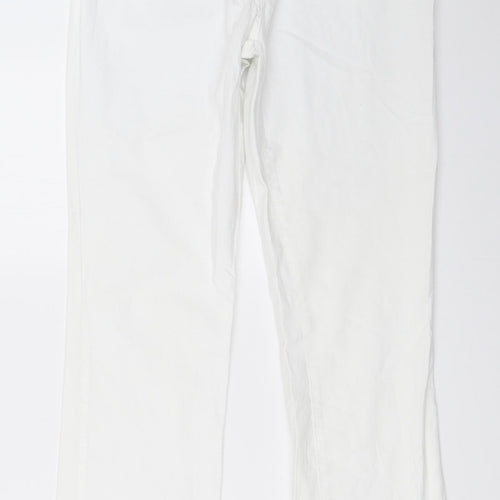 Kingshill Womens White   Trousers  Size 12 L31 in