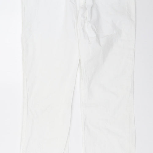 Kingshill Womens White   Trousers  Size 12 L31 in