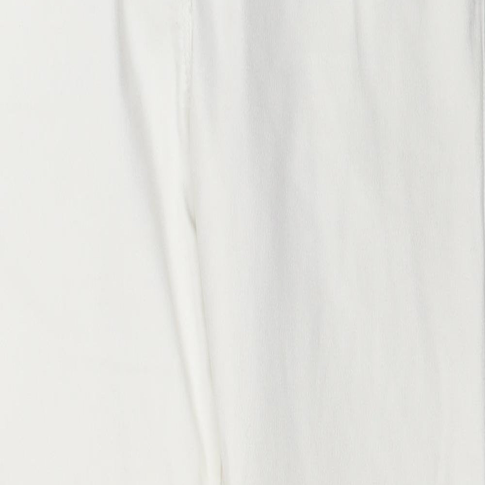 George Womens Ivory   Skinny Jeans Size 14 L27 in