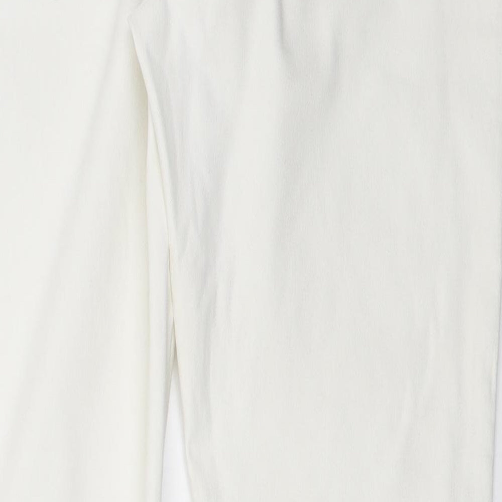George Womens Ivory   Skinny Jeans Size 14 L27 in