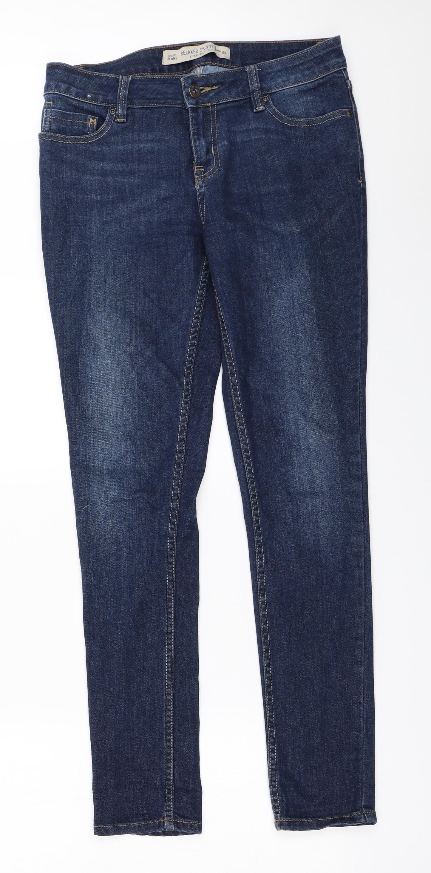 NEXT Womens Blue   Skinny Jeans Size 8 L30 in