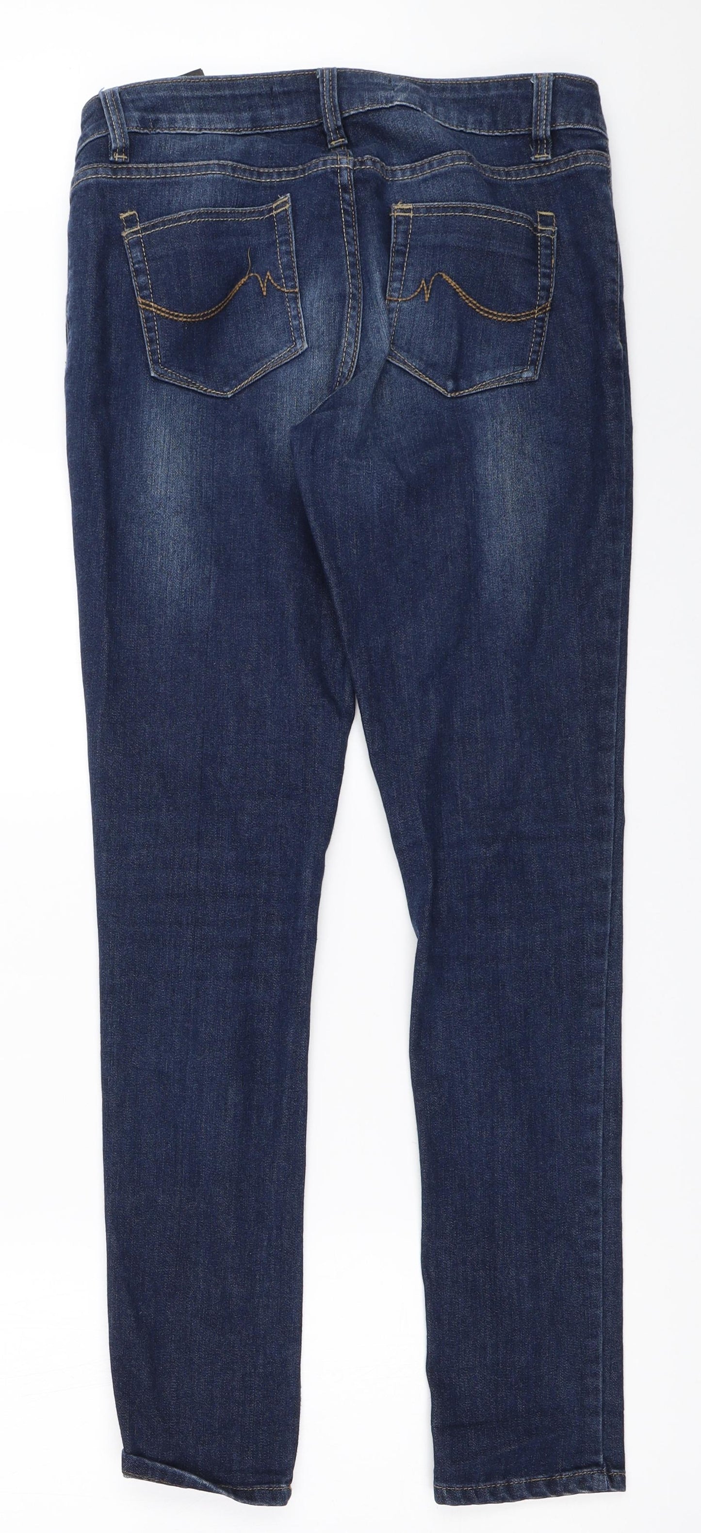 NEXT Womens Blue   Skinny Jeans Size 8 L30 in