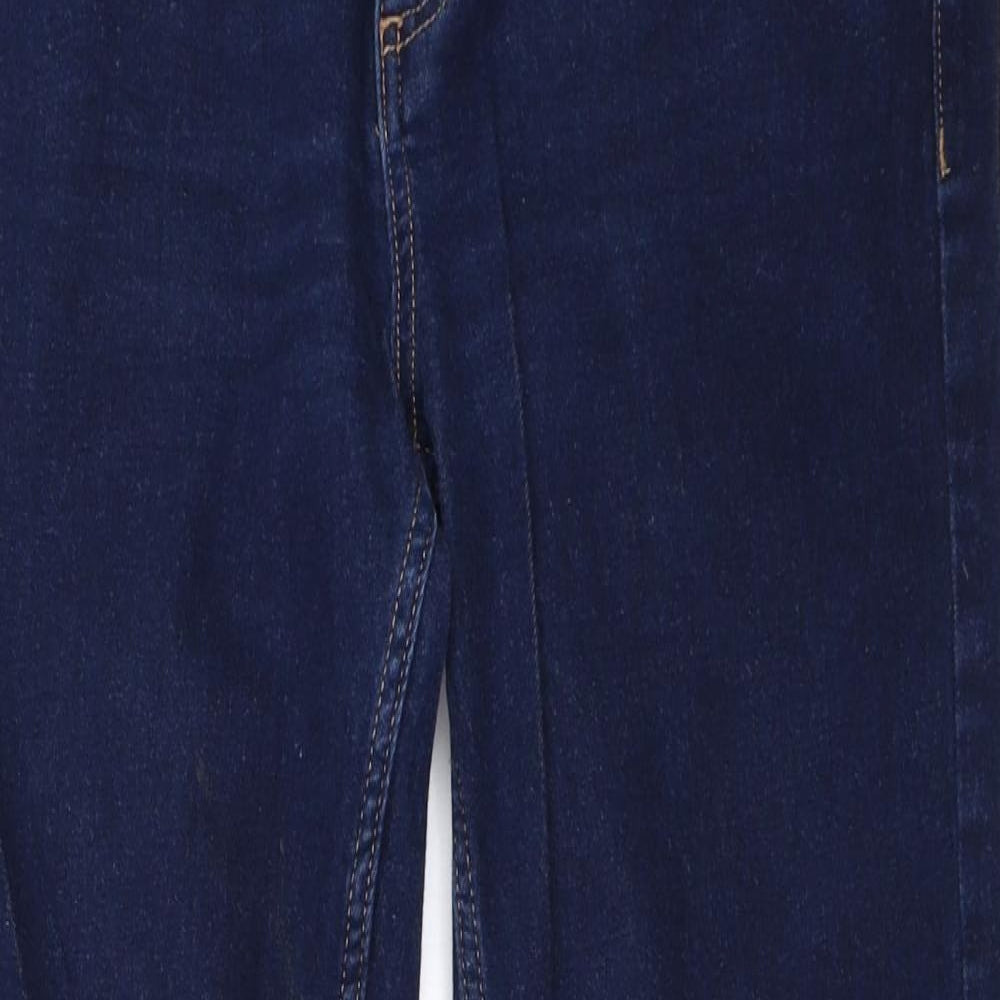 Marks and Spencer Womens Blue   Straight Jeans Size 12 L28 in