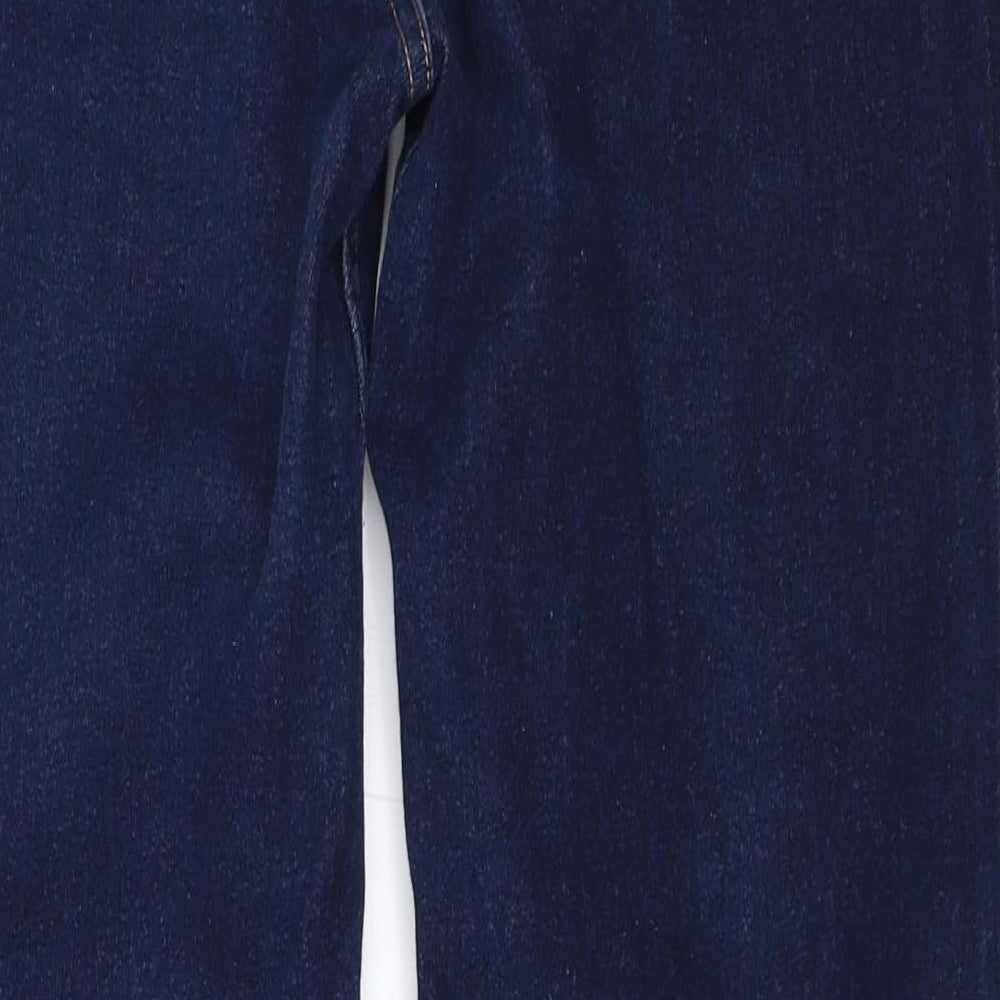 Marks and Spencer Womens Blue   Straight Jeans Size 12 L28 in
