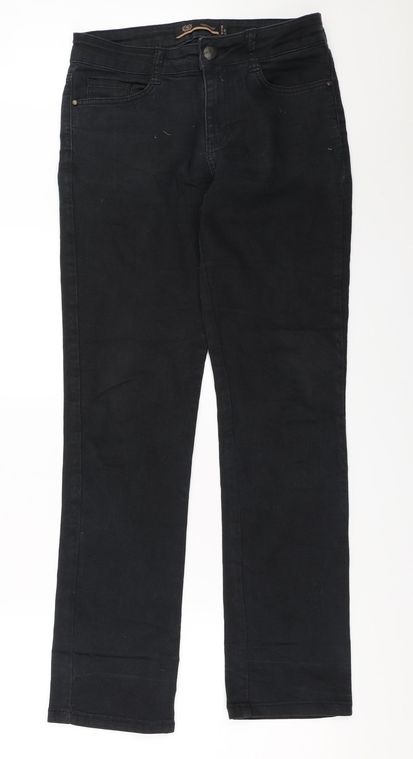 Soyaconcept Womens Black   Straight Jeans Size 27 in L31 in